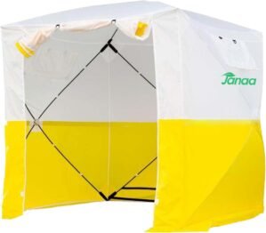 JAX3 | Professional Work Tent | UV50+| 6,2×6,2×7,05 Ft | Instant Quick and Easy Tool-Free Setup | Pop Up | Waterproof | Slicing Tent, Commercial Pop Up Tent, Fiber Optic for Heavy-Duty Use
