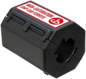 High Saturation Ferrite Vehicle EMP Protection- Mounts to 12V Vehicle Battery, RV, Car, Truck, Easy Installation for Lightning, Solar Flare, and Surge Protection.