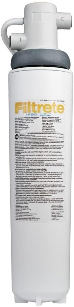 Filtrete Maximum Under Sink Water Filtration System 3US-MAX-S01