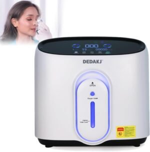 Portable Oxygen Generator-Oxygen Concentrator Machine for Home Use,Complete Accessories, Continuous Oxygen Production, High Oxygen Content-A