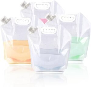 SUPANT Collapsible Emergency Water Jug Container Bag, Freezable, BPA Free Plastic Water Carrier Tank, Outdoor Folding Water Bag for Sport Camping Riding Mountaineer Backoacking, Food Grade