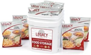 Emergency Survival Food Storage-60 Large Servings 16 Lbs-Freeze Dried Prepper Meals-Disaster Preparedness Supply Kit Camping, Hiking, RV & More Essential for Emergency Preparedness, Heavy-Duty Design