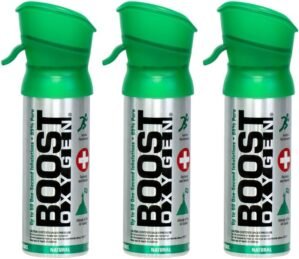 Boost Oxygen Pocket Size Natural 3L Canister | Respiratory Support for Aerobic Recovery, Altitude, Performance & Health (3 Pack)