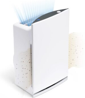 Compact HEPA Air Purifier for Wildfire Smoke, Allergies, Dust, Mold, Pet Dander, Removes 99.9% of Airborne Particles