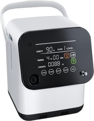 Home Use Oxygen Generator, 1-7 L Adjustable Machine, Two Usage Methods, with accessoires