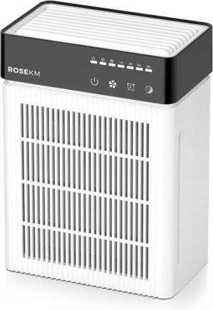 Air Purifiers for Bedroom Home, Small Portable HEPA Air Filter Cleaner with Essential Oil Diffuser, Sleep Mode & Timer for Home Pets, Room, Car, Office