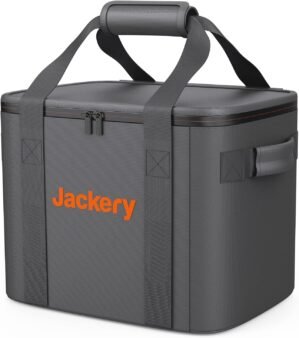 Jackery Carrying Case Bag (M Size) for Explorer 1000 / 1000Pro Portable Power Station – Black (Power Station Not Included)