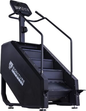 Signature Fitness Continuous Climber Commercial Grade Stair Stepping Machine for Cardio and Lower Body Workouts