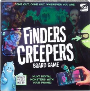 Micro Games of America™ Finders Creepers Board Game an App-Vanced™ Game – Hunt Digital Monsters with Your Phone, 2-4 Players, Ages 8+