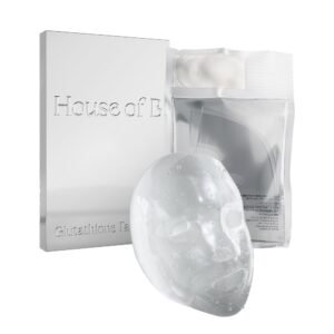 Glow Glutathione 2-Step Face Film Set for Wrinkle Reduction & Skin Tone Enhancement, Shine Your Light with 3 Counts Korean Mask