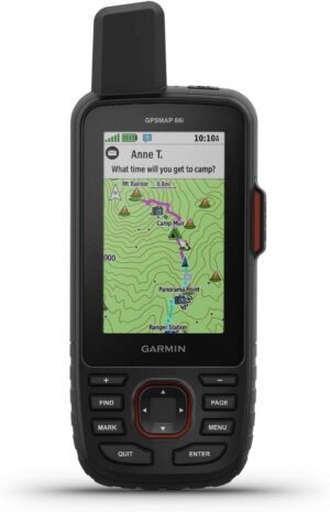 Garmin GPSMAP 66i, GPS Handheld and Satellite Communicator, Featuring TopoActive mapping and inReach Technology (Renewed)