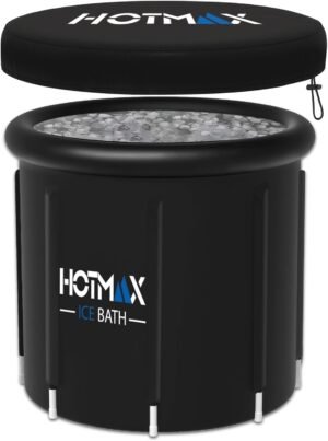 Ice Bath Tub for Athletes, 99 Gal 8-Leg Cold Plunge Tub for Recovery, Portable Ice Plunge Bathtub for Adult, Ice Tub Outdoor for Cold Water Therapy