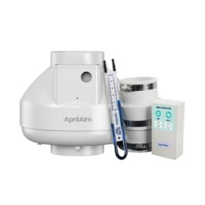 AprilAire ARN15K Radon Mitigation Kit, 1500 Sq. Ft., Basement, Crawlspace or Slab, Quiet Performance, Indoor/Outdoor, Commercial/Residential, Energy Efficient, Manometer, System Alarm