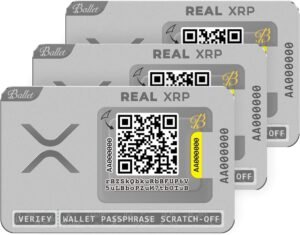 Ballet Real XRP – The Easiest Crypto Cold Storage Card (3-Pack)
