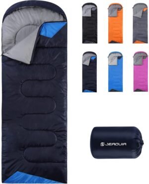 Sleeping Bags for Adults Backpacking Lightweight Waterproof- Cold Weather Sleeping Bag for Girls Boys Mens for Warm Camping Hiking Outdoor Travel Hunting with Compression Bags