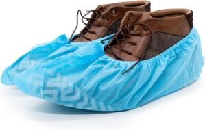 Cleaing Disposable Shoe Covers X-Large 200 Pack (100 Pairs) Non Slip, Fit Shoe Size up to Men’s 14, Boot Size 13