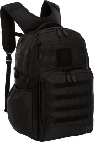 SOG Ninja Tactical Daypack Backpack, Black 32L, Expanded 32L