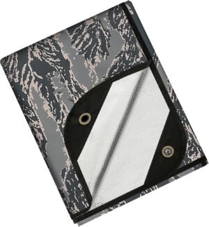 Heavy Duty Survival Blanket -Multifunctional Reflective Tarp Thermal Blanket – 60″ x 83″ Waterproof Sandproof for Camping Hiking Outdoors Multifunctional Emergency Blanket…