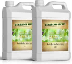 Humboldts Secret Set of A & B Liquid Hydroponics Fertilizer – World’s Best Nutrient System – Hydroponic Nutrients for Outdoor, Indoor Plants – Supports Vegetative and Flowering Stages of Plants