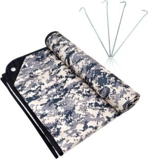 LYN Heavy Duty Emergency Blanket Survival Gear Waterproof Insulated Blanket Emergency Tarp for Camping, Hiking, Bushcraft