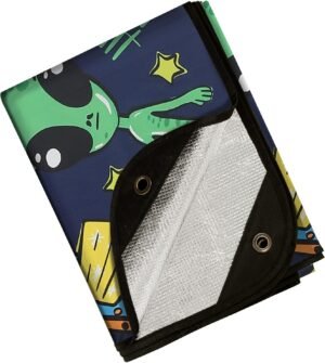 Heavy Duty Survival Blanket -Multifunctional Reflective Tarp Thermal Blanket – 60″ x 83″ Waterproof Sandproof for Camping Hiking Outdoors Multifunctional Emergency Blanket…