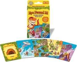 Ravensburger Dinosaur Island Eye Found It! Card Game – Engaging Board Game for Children and Adults | Enhances Skill Development | Fun Family Entertainment | Over 4 Million Sold Worldwide