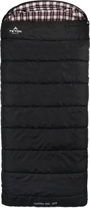 Teton Celsius XXL Sleeping Bag, Cold Weather Sleeping Bags for Adults and Kids, Camping Made Easy and Warm. Compression Sack Included, 35F, 25F, 0F, 20F Degree