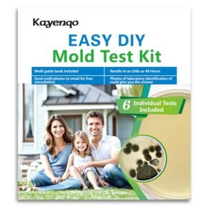 Mold Test Kit for Home – 6 Simple Detection Tests,Test HVAC System,Home Surfaces,&Indoor Air Quality Testing Kits,DIY black Mold Detector at Home,Includes Detailed Mold Identification Guide,air Tester