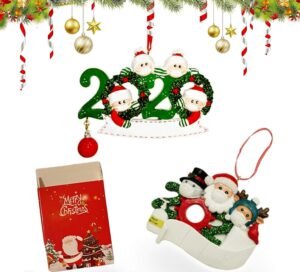 2020 Ornament Personalized,Christmas Ornament Quarantine Kit,Personalized 2020 Christmas Ornament,2020 Family Ornament,Tree Decoration Kit,Personalized Christmas,Red,White,Green,Blue