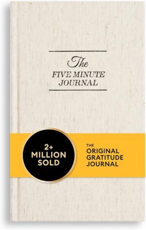Intelligent Change The Five Minute Journal – Original Daily Gratitude Journal 2025 for Happiness, Mindfulness & Reflection – Daily Affirmations – Undated Life Planner Journal for Women & Men