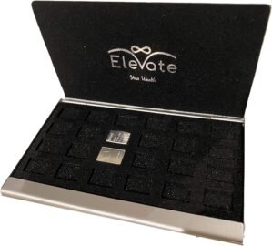 Silver bullion bar Gold Bullion bar Precious Metal Case Holds only Valcambi Combibar 1 gram Gold, Silver, Platinum, and Palladium (Silver) EMPTY