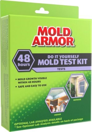 Mold Armor Do It Yourself Mold Test Kit, Test Surface Mold, Air Quality, and HVAC, Safe and Easy to Use, DIY at Home Mold Kit, Effective Both Indoors and Outdoors