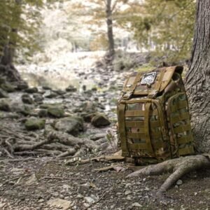 “The Rambler” – 40L Tactical Backpack with MOLLE Webbing (Desert Digital Camo)